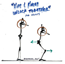Load image into Gallery viewer, BUNDLE: 15 Squat Cue Digital Illustrations