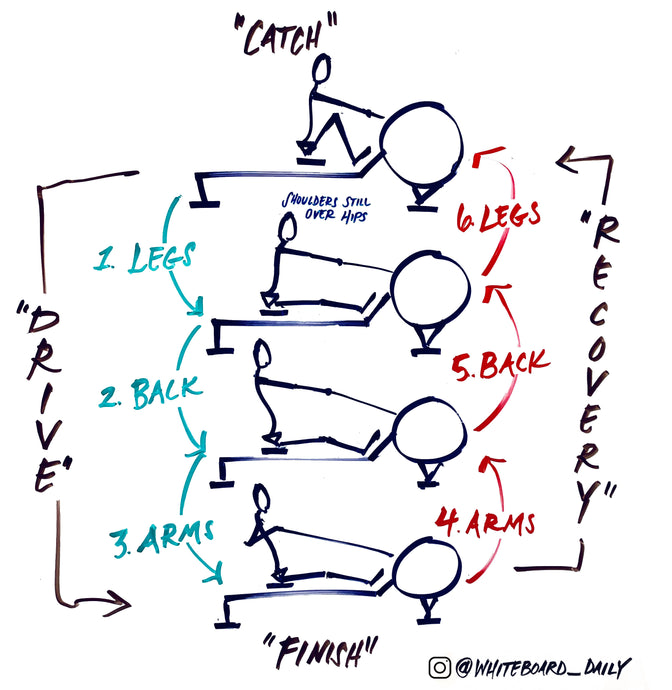 Digital Sketch: Movement Sequence - Rowing